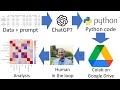 Using ChatGPT to write Python Code to Analyze Chemical Data in Google Colab