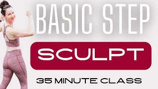 Basic Step And Sculpt Workout ➡️ Workouts For Women Over 40 + ➡️ Step Aerobics Class