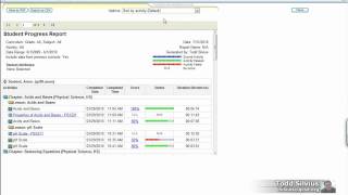 Compass Functionality 13 Reports Menu: Generating Student Progress Reports