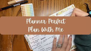 Plan With Me in My Planner Perfect Book!