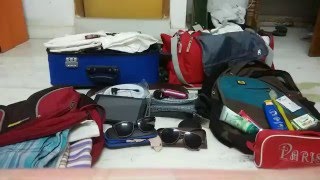 Kerala Trip Packing   Time Lapse