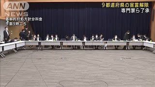 9都道府県の宣言解除と一部“まん延防止”適用了承(2021年6月17日)