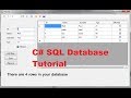 C# SQL Database Tutorial 3: Getting the number of rows in Local database in real time