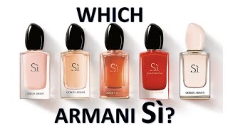 ARMANI SÌ PERFUME RANGE REVIEW | Sì EDP, Sì EDT, SìPassione, SìFiore, Sì Intense | 🏅 LEAST 2 BEST