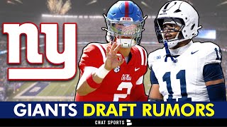 🚨 Giants Rumors on Abdul Carter \u0026 Jaxson Dart via NY Giants Insider