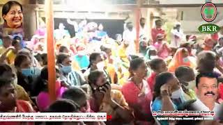 Former Minister Mr P. Balakrishna Reddy addressing a meeting  at Thally constituency.