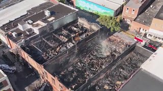 Community members mourn the loss of four beloved businesses that went up in flames