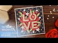 Spellbinders January 2020 Small Die Of The Month - Bold Love