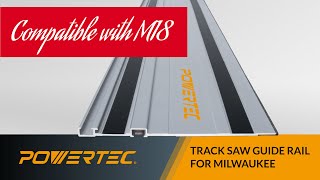 Track Saw Guide Rail for Milwaukee Track Saws (Supports M18 Anti Tip Feature) #woodworking #oem