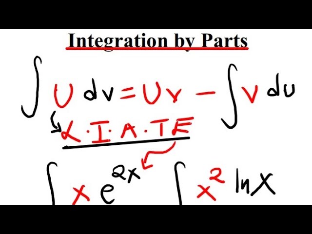 Integration By Parts Shortcut Formula