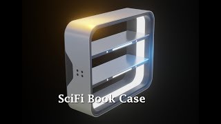 Blender 2.8: Modeling a SciFi Book Case