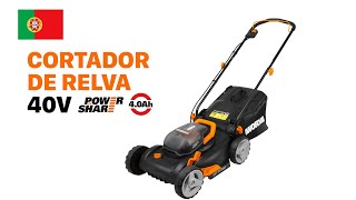 WORX WG743E Corta-relva sem fio  PT