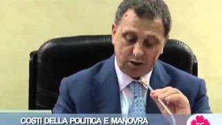 COSTI DELLA POLITICA E MANOVRA