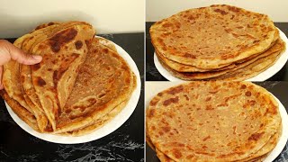 Soft/Layered Brown Chapati Recipe/How to make layered Brown Chapatis at Home/Soft Chapati Recipe