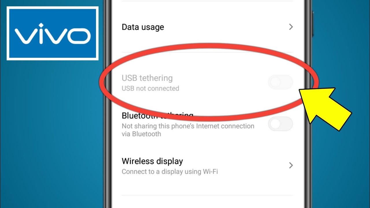 Usb Tethering Not Working | Vivo Usb Tethering Setting | Usb Tethering ...