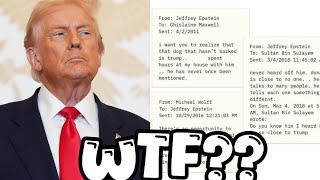 The New Trump Epstein Situation is Insane
