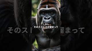 ゴリラが繊細すぎる 前編 #ゴリラ #動物 #雑学