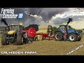 Baling 99 straw BALES and STACKING them in SHED | Calmsden Farm | Farming Simulator 22 | Episode 2