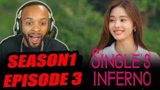 Se-hoon pulls Ji-yeon....Singles Inferno Season 1 Episode 3 Reaction 솔로지옥