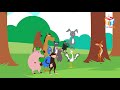 the old lion and the fox panchatantra moral stories for kids english cartoon tuk tuk tv