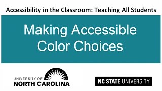 Making Accessible Color Choices