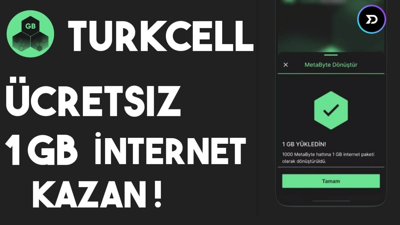 Türkcell Bedava Günlük 1 Gb İnternet Nasıl Alınır? | Bedava Internet ...