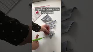 Biye nasıl hazırlanır? Biye hazırlama | Daha önce görmediğinize eminim ✅ #sewing