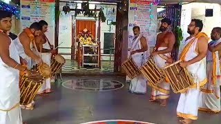 Chende Seve _ ಚೆಂಡೆ ಸೇವೆ | Sri Avani Sringeri Jagadguru Shankaracharya Mahaasamsthaana, B'lore