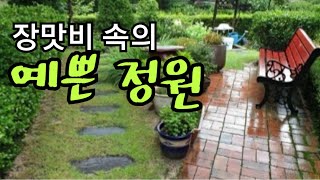 장맛비 속의 정겨운 뜨락/정원예쁜집/전원생활/A lovely garden in the rain