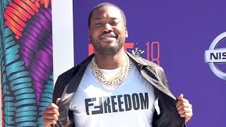 Meek Mill, Blac Chyna, & Amber Rose at the BET Awards 2018