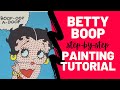 Betty Boop STEP-BY-STEP Acrylic Painting Video Tutorial | FREE & Easy Art Lesson for Beginners