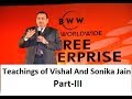 Teachings of Vishal And Sonika Jain Founder  Diamond, USA / Britt Open  Rohini, Delhi/ Pt-3