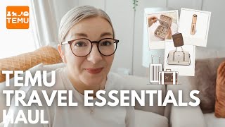 TEMU Travel Essentials 2024 | Temu Holiday HAUL for light organised travellers