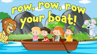 Row Row Your Boat | Nursery Rhymes \u0026 Kids Songs | FAIRYLAND