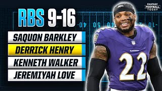 Pros & Cons of Running Backs Ranked 9-16! Round 2-3 Breakdown! | 2026 Fantasy Football Advice