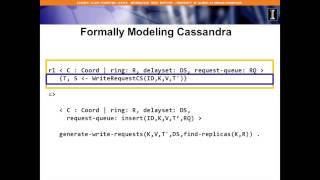 Jose Meseguer (Cassandra) - Model-checking NoSQL Storage Systems