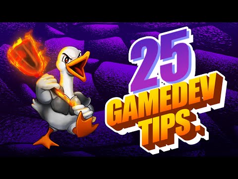 THE 25 Best Gamedev Tips - YouTube