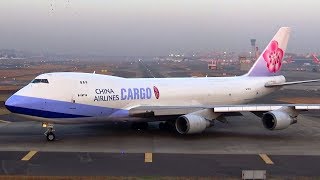 China Cargo Boeing 747 creates Dust Storm during take-off