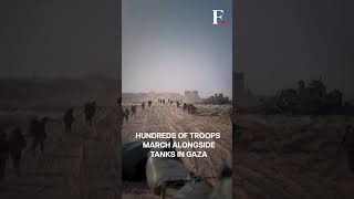 Hundreds of Israeli Troops, Tanks Patrol Gaza | Subscribe to Firstpost