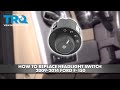 How to Replace Headlight Switch 2009-2014 Ford F-150