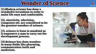 Wonder of science essay writing in English || write an essay on wonders of science