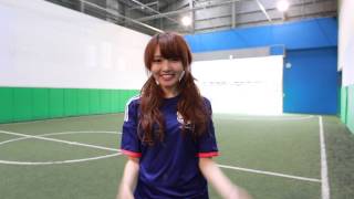 美女暦14年6月号★薬真寺理絵★ Japanese Football Girls