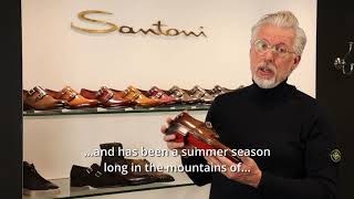 Santoni leather types (English subtitles)