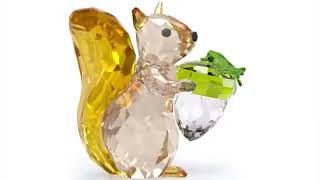 Swarovski Idyllia Squirrel and Acorn Figurine Value