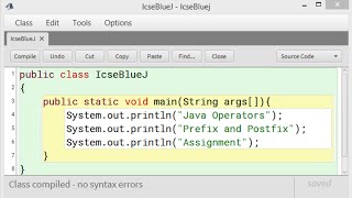 Java Operators (Prefix & Postfix) Assignment