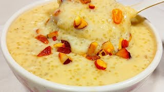 सबुदाना खीर कि रेसिपी || छोटे सबुदाना के खीर || Perfect sabudana kheer recipe