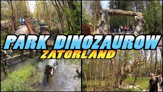 ZATORLAND Park Ruchomych Dinozaurów || Dinosaur Park - Zator - Poland (4k)