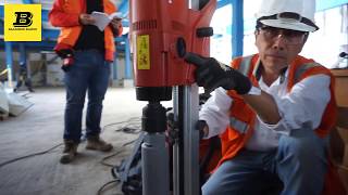 Como usar la maquina perforadora de concreto DD 160 de HILTI / HOW TO use your Hilti DD 160 diamond