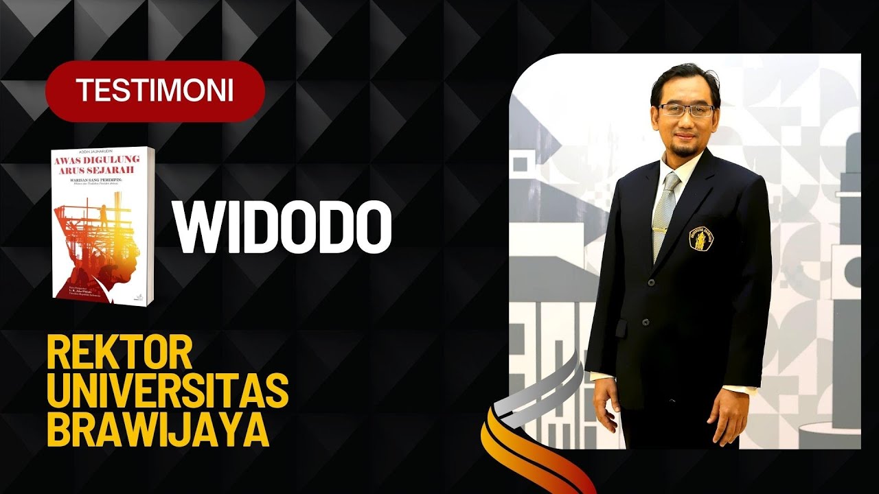 Testi Prof. Widodo, S.Si.,M.Si.,Ph.D.Med.Sc (Rektor Universitas ...