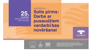 Solis pirms: Darbs ar pusaudžiem vardarbības novēršanai